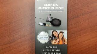 Prime Connect Clip on microphone review