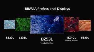 2024 BRAVIA 4K HDR Professional Displays Model | BZ-53L Series | Sony Official