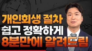 개인회생 절차 쉽고 정확하게 알려드립니다. 단 8분만에...