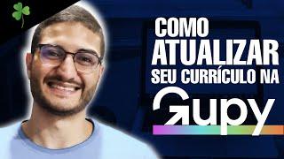 COMO ATUALIZAR CURRICULO NA GUPY?