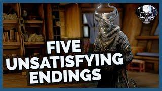 Five Games With Unsatisfying Endings