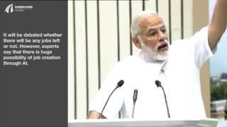 PM Modi Speaks of Artificial Intelligence again