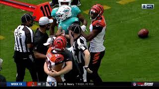 Tyler Boyd Gets Ejected after Throwing a Punch (NFL Week 13)