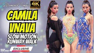 Experience Camila Vnava's SLOW MOTION Runway Walks / Art Basel 2023 /4K