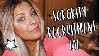 SORORITY RECRUITMENT TIPS: Rec letters, how to prep, and more | Erin Alexis