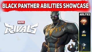 Marvel Rivals Black Panther Abilities Showcase, Marvel Rivals Black Panther Skills Review