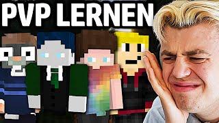 Papaplatte lernt Minecraft PVP mit BastiGHG, Wichtiger, Hugo und Faister