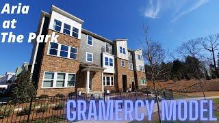 Wow! Aria at the Park. Mattamy homes. New townhomes in Charlotte NC. Gramercy model.