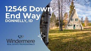 A-fram House for Sale located in Donnelly Idaho. Cabins for sale in Donnelly