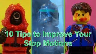 10 Tricks to Improve Your Stop Motions!!! (Lego Stop Motion Tutorial)