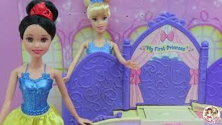 C Kavala Disney Princess Ballerina Cinderella Ariel Jasmine Ballet Studio dancing & twirling