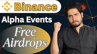 Binance Alpha Events Guidance 2025 | Free Airdrops On Binance Complete Detail In Urdu / Hindi