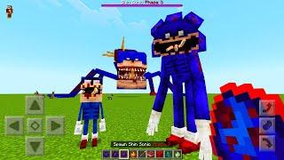 NEW Infected Shin Sonic Mod ADDON UPDATE in MINECRAFT PE