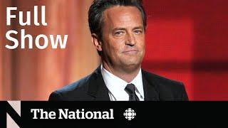 CBC News: The National | 5 charged in Matthew Perry’s death