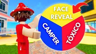 FACE REVEAL? HACIENDO LO QUE DIGA LA RULETA en MM2 | Kevin Roblox