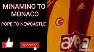 THE FOOTBALL TRANSFER SHOW. RUMOURS+DEALS..MINAMINO TO MONACO..POPE TO NEWCASTLE