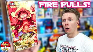 EVEN MORE FIRE PULLS in our One Piece Card Game PRB-01 Unboxing!