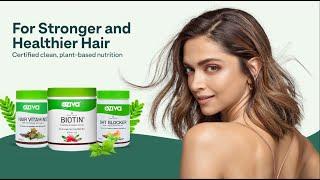 Deepika Padukone joins OZiva Family | Healthier Hair | Certified Clean Plant-Based Nutrition