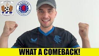 Rangers Come From Behind To BEAT Kilmarnock 2-4!