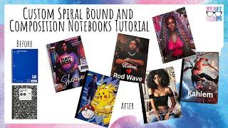 Let's Create Custom Notebooks with PNG, SVG & Canva Templates, Composition & Spiral Bound Books