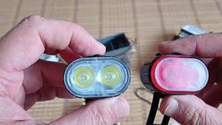 Велоліхтар ZH-078-2LED + STOP-14SMD  ЗУ Type-C