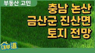 충남 논산 금산군 진산면 토지 전망은 어떨까요? | 부동산 고민 상담