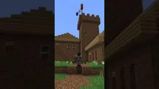 Noob Vs Pro Vs Hacker Minecraft Castle  Funny  #shorts