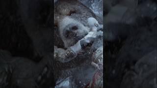 BIG BEAR ATTACK | GOD OF WAR RAGNAROK #shorts #trending #gameshorts