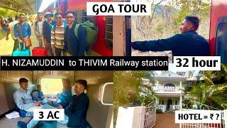 Delhi To Goa By Train | Delhi To Goa ️ | Thivim To Hotel Near Baga Beach ️ |