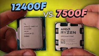 Ryzen 5 7500F vs i5 12400F - Which is the Budget CPU KING?