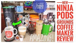 NEW! Ninja Pods & Grounds Specialty Single Serve K-Cup Coffee Maker Review   I LOVE IT!!!!