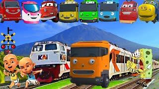 MARI BERMAIN Tebak Gambar Kereta Api Panjang Kikiko Exe Kereta KRL, Titipo, Tayo, Lani, Chuggington