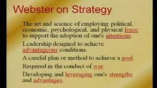 Strategic Thinking and the Definition of Strategy