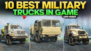 Top 10 Best Military Trucks in SnowRunner You Should Have in your Garage