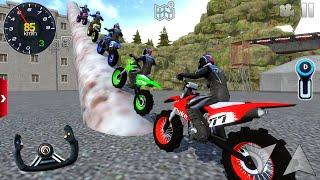 Impossible Bike Stunts Driving - Dirt Bikes Racing Simulator 2024 - Android / IOS gameplay [FHD]