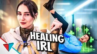 Video game healing in real life