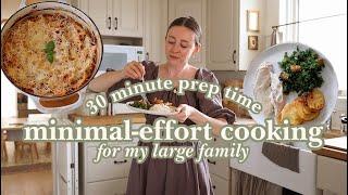 Go-To Quick & Easy Dinners + tips for stress-free cooking!