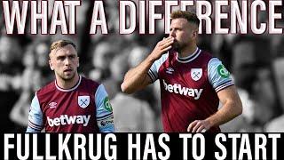  Füllkrug Changes Everything! | West Ham 2-2 Bournemouth | He MUST Start Every Game! ️