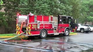 GARDEN APARTMENT FIRE | ON SCENE |  FAIRFAX COUNTY FIRE RESCUE