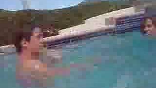 Water piggy back dive