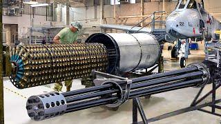 Inside US Air Force Massive Facility Maintaining A-10’s Scary Gatling Gun