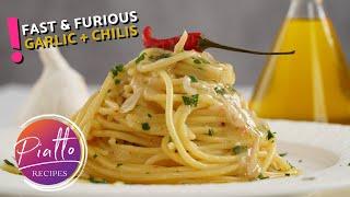 The BEST Spaghetti Aglio Olio Recipe - FAST and FURIOUS Italian Pasta