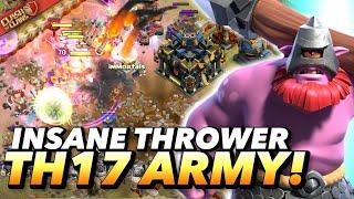 Discovered the BEST TH17 ARMY for THROWERS and REVIVE! Clash of Clans