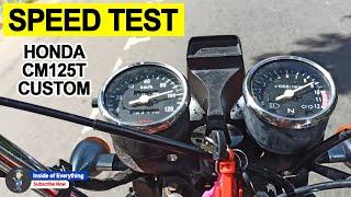 Honda CM 125T Custom Speed Test | Manufacture Year 1984 | Engine Capacity 125cc Two Cylinder