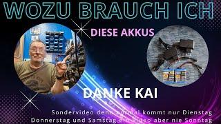 Wozu brauche ich diese Akkus   Sondervideo am 09 03 2025 #Amateurfunk #QRP #Akkus