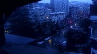 Gaming Night in 2023, Natural Ambiance - Snowy Day (A.Rock, City Pop, just ambience)Turkiye, Trabzon