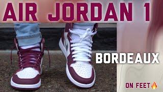 Air Jordan 1 Bordeaux On Feet| Better Than Expected