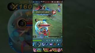 Mobile Legends aamon double kill tower takedown