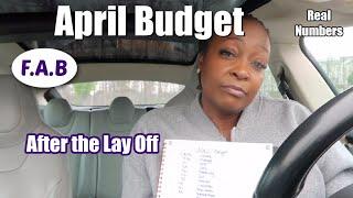 My April Budget After Getting LAID OFF!