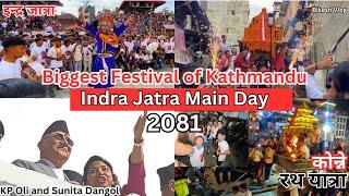 Day 3 INDRAJATRA  || BASANTAPUR ||HUGE CROUD || RATH YATRA ️ || chuliya fam || Bikesh ||